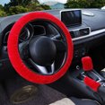 thumbnail image 3 of Tignapoo Cozy Faux Fur 3-Piece Car Set for Winter: Steering Wheel Cover, Gear Shift & Handbrake Covers - Plush, Stylish Protection for Your Vehicle's Interior, 3 of 6