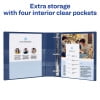 (2 pack) Avery Heavy-Duty View Binder, 1-1/2" Slant Rings, Blue (79357)