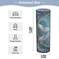 thumbnail image 2 of Clear Flower Vase Centerpieces Plastic Cylindrical Vases Home Wedding Decor 4"x12" Beautiful Dragonflies, 2 of 6