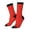 3 Black, variant on Red Glitter Print Adult Socks for Men & Women,Calf Socks, Ankle Socks,Boots Socks,Breathable Casual Sock,Unisex Crew Socks