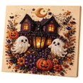 thumbnail image 2 of SeekLGT Halloween Pearl Art DIY Kit, Cute Ghost Pearl Craft Bead Art Set for Adults Kids, Beginner Friendly Seasonal Home Party Decor, 1 pc, 2 of 9