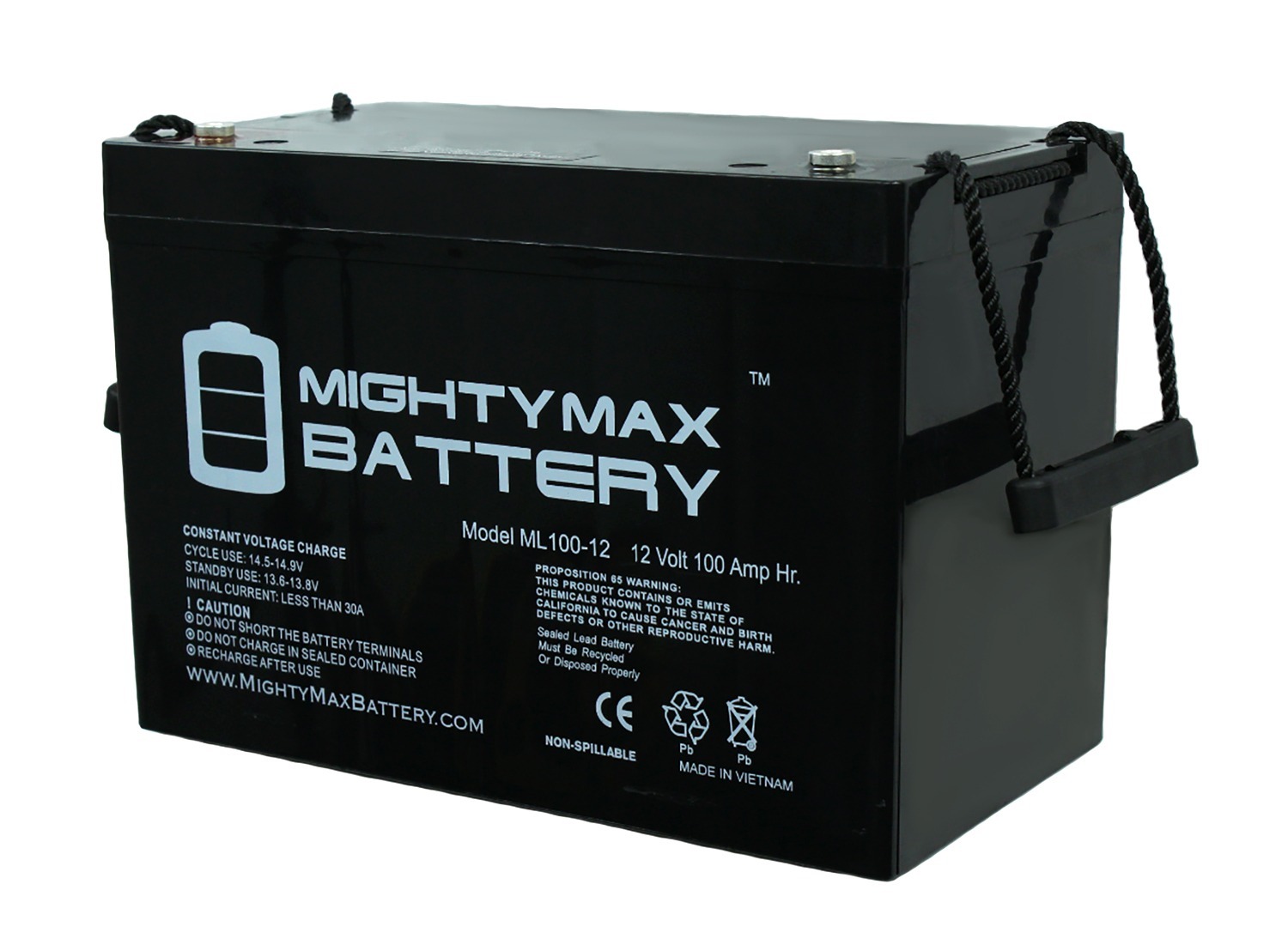 12v 100ah sla agm battery for pride wrangler pmv mobility scooter