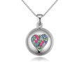thumbnail image 1 of Dije con Cadena OCEAN HEART  AC18-158, 1 of 2