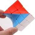 thumbnail image 2 of Vivid Color 3x3 Stickers-Free Speed Cube Twisting Magic Puzzle Toy Suitable for Various Brands, 2 of 5