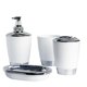 thumbnail image 3 of Juego De Baño De 6 Piezas, Contenedor De Accesorios, Dispensador De Jabonera, Vaso, Soporte Para Cepillo De Dientes Sweethay HA025662-02, 3 of 6