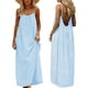 thumbnail image 1 of Una Línea Vestidos de Verano para las Mujeres 2025 sin Mangas Cami Espagueti Correa Vestidos para las Mujeres Vestido de Sol Largo Flujo, 1 of 9
