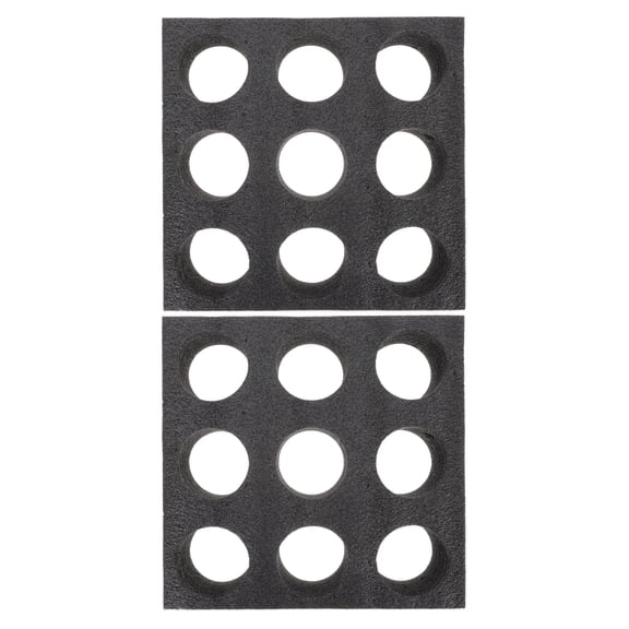 MEIBUTYUP 2-Pack Square Drink Carrier Tray for Takeout Cups, Portable Cup Holder for Home, Office, and Travel Use