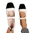 thumbnail image 3 of longantii Mary Jane Shoes for Women Slip on Dressy Ballerina Flats 2026 New Comfy Non-Slip Shoes for Office Casual Work White, 3 of 6