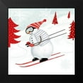 thumbnail image 2 of Borges, Victoria 20x20 Black Modern Framed Museum Art Print Titled - Snow Day II, 2 of 5