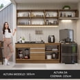 thumbnail image 5 of Cocina Integral 260cm Marrón Glamy Madesa 03, 5 of 5