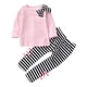 thumbnail image 2 of Gibobby Conjunto de sudadera y pantalón para niños Conjunto, camisa con largo, trajes para niños pequeños, pantalones para niñas, conjuntos y conjuntos para niñas(Rosa, 5-6 Años), 2 of 5