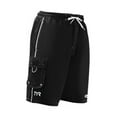 thumbnail image 1 of TYR Men's Guard Challenger Swim Short Black Size Large, 1 of 2