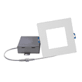 thumbnail image 2 of Nicor Lighting DLE621205KSQWH 919 Lumens LED Recessed Can Square Downlight - White, 2 of 11