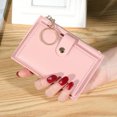 thumbnail image 1 of HLONK Minimalist Slim Short Wallet  Solid Color Clutch Purse  Faux Leather Coin Purse, 1 of 7