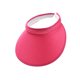 thumbnail image 1 of Minnieouse Sombreros para el sol Protección Clip-On Gorras Visera de lino Ajustable Grandes aleros Parte vacía Color sólido Regalo deportivo Sombreros Rosa roja Minnieouse AP010232-06, 1 of 6