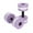 Purple, variant on 2pc EVA Foam Water Dumbbells for Aquatic Fitness and Swimming Exercise Buoyant Barbells