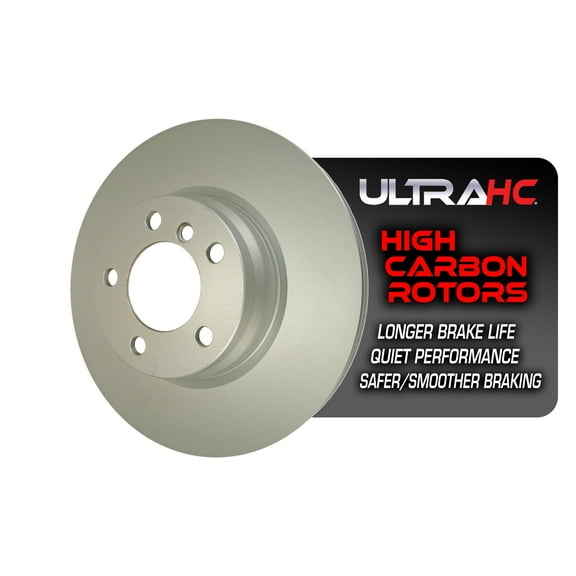UltraHC Coated High Carbon Brake Rotor, Front UR003853, BMW 328i 2015-2012