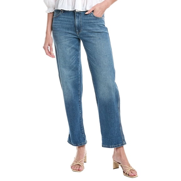 DL1961 womens Thea Wythe Cuffed Relaxed Jean, 25, Blue