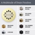 thumbnail image 7 of Dreamline DN09X02R06 Slimline 2" Round Shower Drain - Bronze, 7 of 7