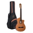 thumbnail image 1 of Traditional Series - Made In Spain Solid Top Thinline Acoustic-Electric Classical Guitar With Bag, 1 of 3