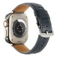 thumbnail image 2 of GadgetCom Replacement Band Compatible With Apple Watch Series 10 46mm , Genuine Leather Strap Bracelet for Apple Watch Ultra 1 2, 2 of 3