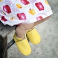 thumbnail image 3 of Mejale Baby Infant Toddler Shoes Slip-on Soft Sole Leather Moccasins Pre-Walkers (6-12 Months/US 3-4C Infant, Yellow), 3 of 4