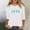 White, variant on Lumosvexa Summer Womens Casual T-Shirt for Women Graphic Short Sleeved Shirt Tops Crew Neck T-Shirt Pink Size M