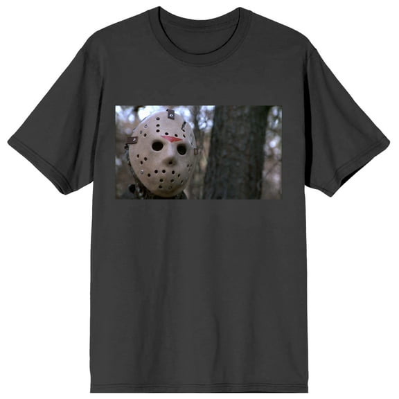 Friday the 13th Jason Voorhees Mens Charcoal Gray Graphic Tee - XXL