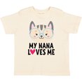 thumbnail image 3 of Inktastic Nana Loves Me Grandchild Girls Toddler T-Shirt, 3 of 5