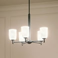 thumbnail image 5 of 43671BK Kichler Lighting Shailene - 5 light Medium Chandelier - 23.5 inches wide-Black Finish    -Traditional Installation, 5 of 9