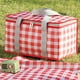 thumbnail image 3 of Bolsa Térmica Aislada, Bolsa de Entrega de Alimentos de Gran Capacidad, Bolsa de Almuerzo con cofre de Hielo para Picnic, Oficina, Camping, 3 of 7