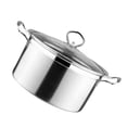 thumbnail image 4 of OUNONA 1Pc Induction Cooker Hot Pot Stainless Steel Anti Overflow Cooking Cookware for Families, 4 of 8