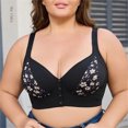 thumbnail image 2 of mgoYE Women's Full Coverage Minimizer Underwire Plus Size Support Bra(Black,50B), 2 of 9