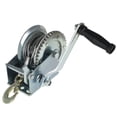 thumbnail image 2 of 1600lbs Boat Trailer Winch with 10m Steel Cable, Crank Gear Winch with Hook, Two-Way Adjustable Heavy Duty Hand Winch with 4.1:1 Ratio for Boat Trailer ATV, 2 of 6