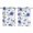 Blue, variant on Curtains 84 Inches Long 2 Panels, Pink Flowers Grommets Window Treatment Curtain, Simple Romantic Botanical Floral Leaves Thermal Curtains Drapes for Living Room/Bathroom