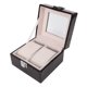 thumbnail image 3 of Caja de almacenamiento de reloj de pulsera de cuero PU, organizador de caja de reloj, contenedor para presentación de joyería, 3 of 8
