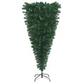 thumbnail image 2 of vidaXL Upside-down Artificial Pre-lit Christmas Tree with Ball Set 240 cm, 2 of 5