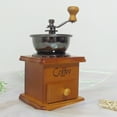 thumbnail image 3 of Visland Effective Manual Coffee Bean Grinder Metal Practical Adjustable Spice Grinder for Home, 3 of 7