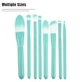 thumbnail image 2 of Unique Bargains 8 Pcs Travel Blending Makeup Brush Set Foundation Contour Concealer Blusher Brush Light Blue, 2 of 6