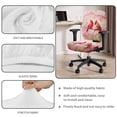 thumbnail image 3 of FKELYI Cherry Floral Cardinal Bird Print 4 Pcs Set Office Chair Slipcover Anti-Dust Swivel Boss Chair Protector Covers Soft Breathable Armchair Cover for Home Office Decoration, 3 of 7