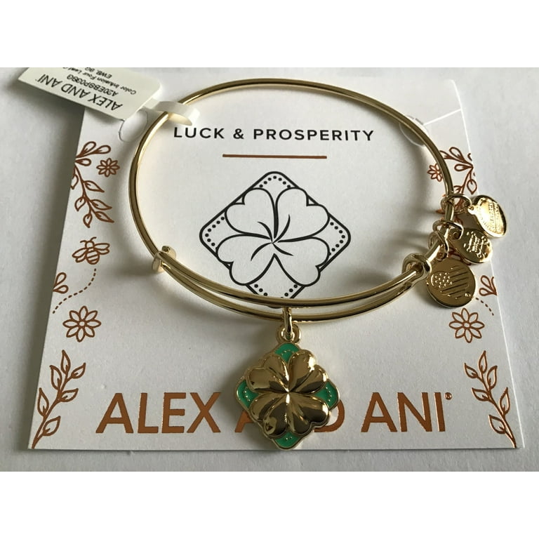 Alex and Ani Four Leaf Clover IV Bangle Bracelet