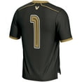 thumbnail image 3 of Youth GameDay Greats #1 Black Vanderbilt Commodores Lightweight Men's Lacrosse Jersey, 3 of 4