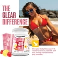 thumbnail image 4 of NutraBio Clear Whey Isolate Protein Powder, Delicious & Refreshing Fruit Flavors, Protein Juice, No Milky Taste, No Foam, Zero Sugar, Strawberry Lemonade, 20 Servings, 4 of 9