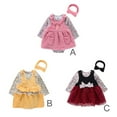 thumbnail image 4 of URMAGIC 3 Piece Newborn Baby Boy Clothes Jumpsuit Outfits One-Pieces *1 + Dress *1 + headband *1, 4 of 4