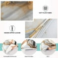 thumbnail image 6 of Plush Pillow Covers Luxury Soft Throw Pillow Cases Decorative Bed Sofa Cushion with Zipper 20x26in White and Gold Marble, 6 of 8