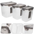 thumbnail image 3 of 3pcs Kitchen Food Container Cereals Grains Storage Box Reusable Fruit Saver Box Snack Holder, 3 of 8