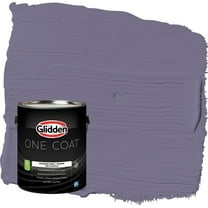Glidden One Coat Plum Shade / Purple Flat Interior Paint with Primer, 1 Gallon