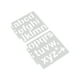 thumbnail image 4 of Plantilla de letras 20 piezas Bling Bling Plantillas de alfabeto huecas, 4 of 12