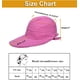thumbnail image 4 of Sombrero simple para mujer UPF 50+ UV Sunscreen Convertible Beach Sun Hat Ormromra HMHZ1332-6, 4 of 6
