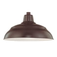 thumbnail image 2 of RWHS17-ABR Millennium Lighting R Series - 1 Light Warehouse Shade-9.25 Inch Tall and 17 Inch Wide-Architectural Bronze Finish, 2 of 2